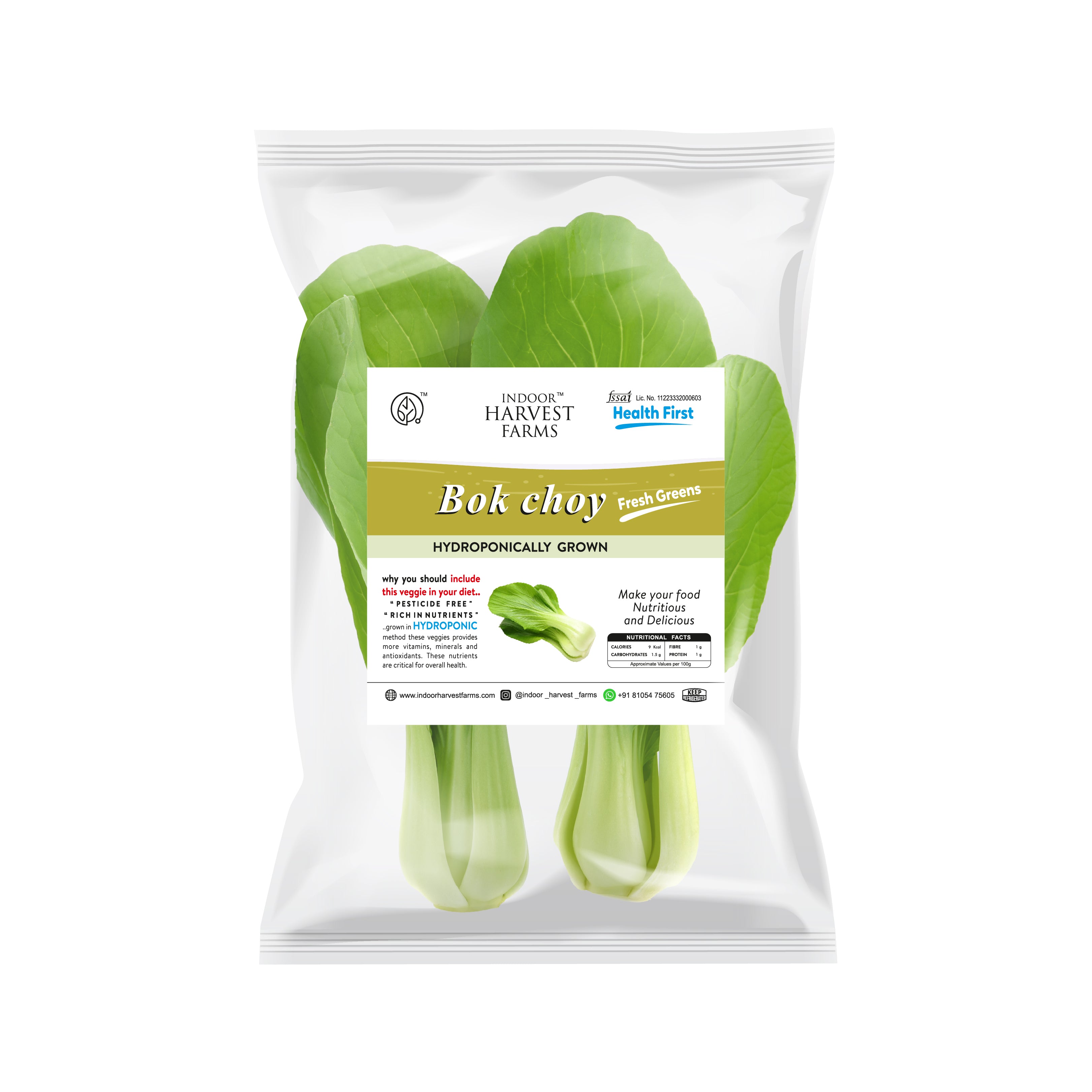 Hydroponic Crisp Bok Choy