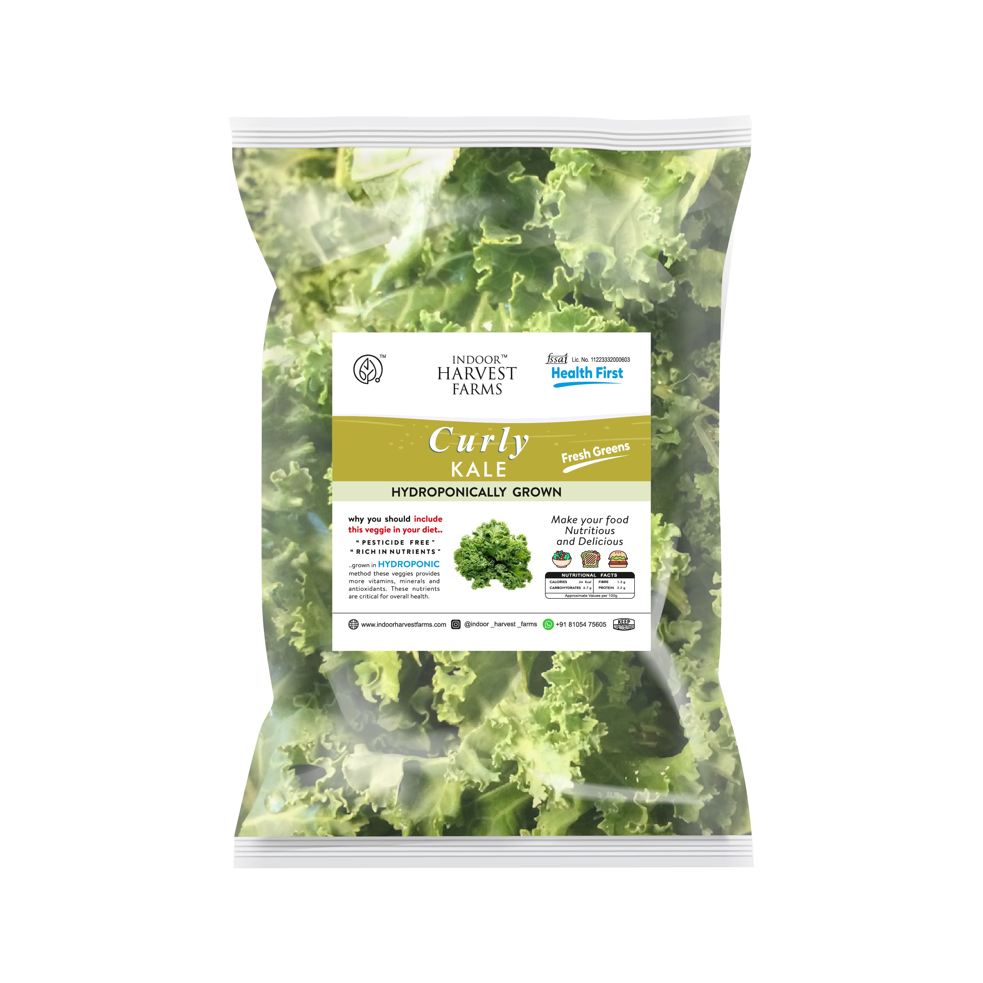 Hydroponic Curly Kale